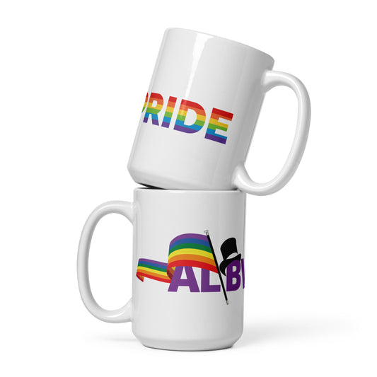 ALBW Pride White glossy mug